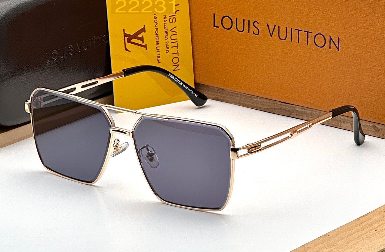 Sunglasses Louis Vuitton Purple in Metal - 39978296