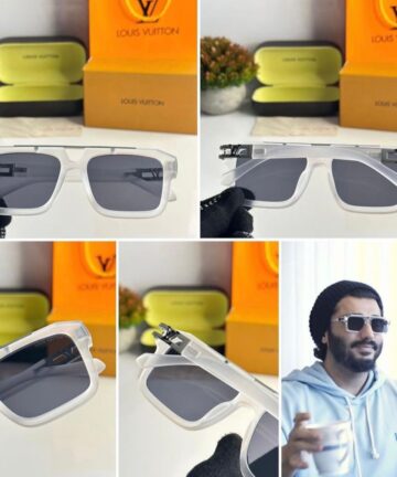 Louis Vuitton - LV Waimea Round Sunglasses - Plastic - Yellow - Men - Luxury