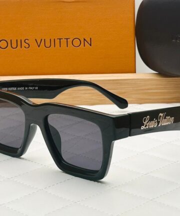 Louis Vuitton LV Rise Square Sunglasses Clear/Blue for Men